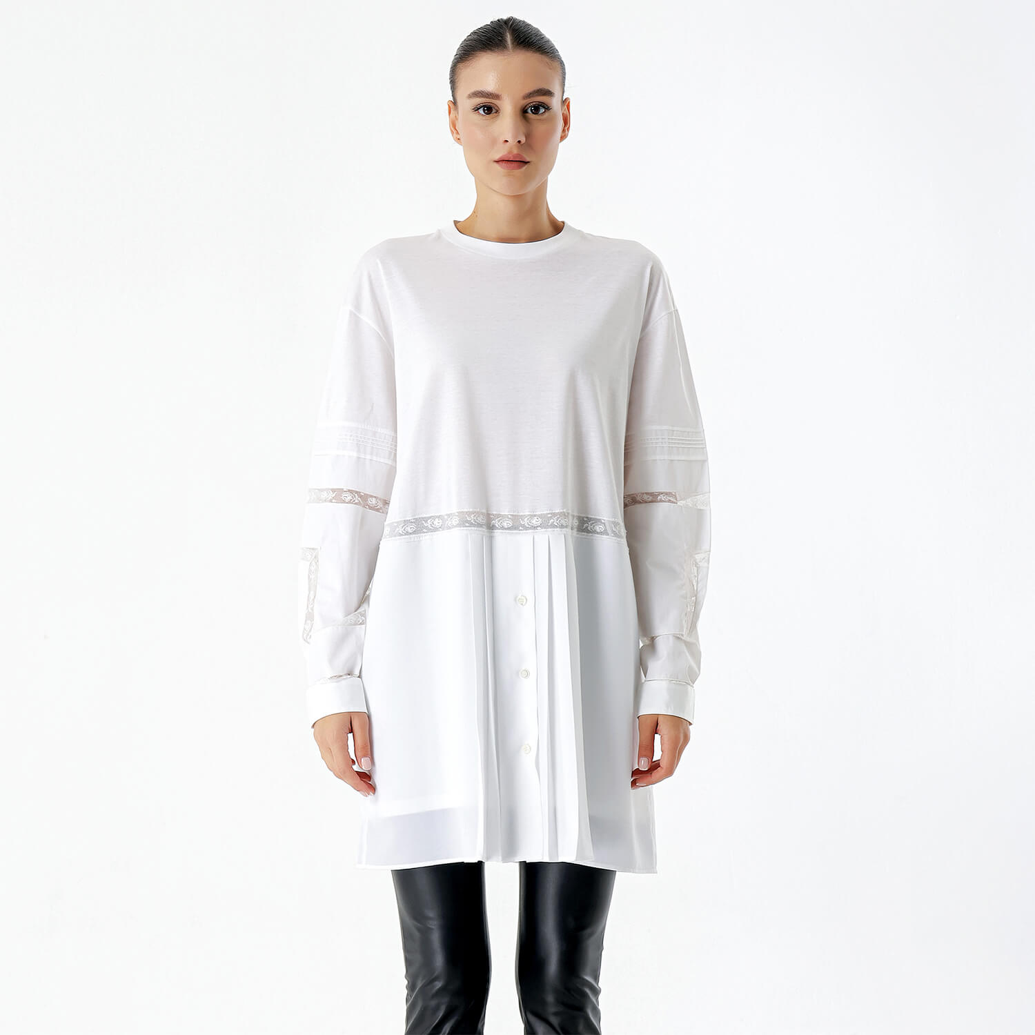 Prada - White Long Shirt & Dress